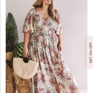 Floral maxi dress